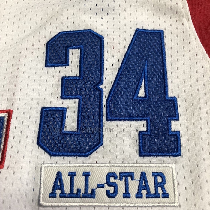 Camiseta All Star 2004 Shaquille O'Neal NO 34 Blanco